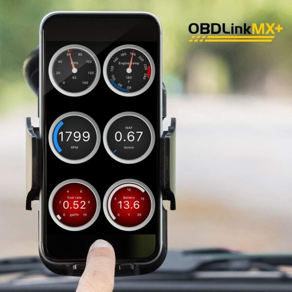 OBDLink MX+ OBD2 Bluetooth Scanner for iPhone, Android, and Windows