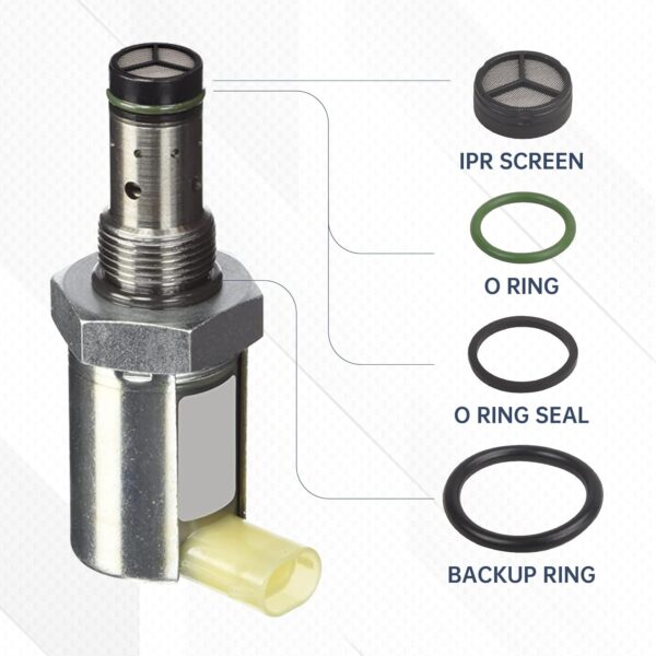 6.0 IPR Valve Socket with Seal Kit, Injector Pressure Regulator Valve Removal Tool Compatible with 2003-2010 Ford 6.0L, Replaces 3C3Z9H529A, AP0035, 68210, 904415